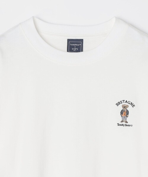 SHIPS Colors（シップス カラーズ）の「SHIPS Colors:TeddyBear(R) 1ポイント 刺繍 ロンT◇（Tシャツ/カットソー・メンズ・ブラウン/ダークグレー/オフホワイト/ベージュ/ブラック/ライトグレー・SMALL/X-LARGE/LARGE/MEDIUM）」の14枚目の写真