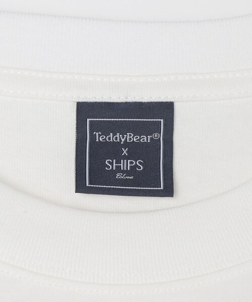 SHIPS Colors（シップス カラーズ）の「SHIPS Colors:TeddyBear(R) 1ポイント 刺繍 ロンT◇（Tシャツ/カットソー・メンズ・ブラウン/ダークグレー/オフホワイト/ベージュ/ブラック/ライトグレー・SMALL/X-LARGE/LARGE/MEDIUM）」の16枚目の写真