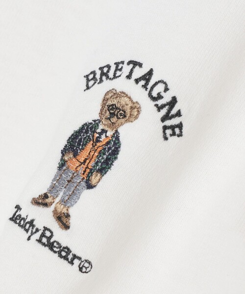 SHIPS Colors（シップス カラーズ）の「SHIPS Colors:TeddyBear(R) 1ポイント 刺繍 ロンT◇（Tシャツ/カットソー・メンズ・ブラウン/ダークグレー/オフホワイト/ベージュ/ブラック/ライトグレー・SMALL/X-LARGE/LARGE/MEDIUM）」の17枚目の写真
