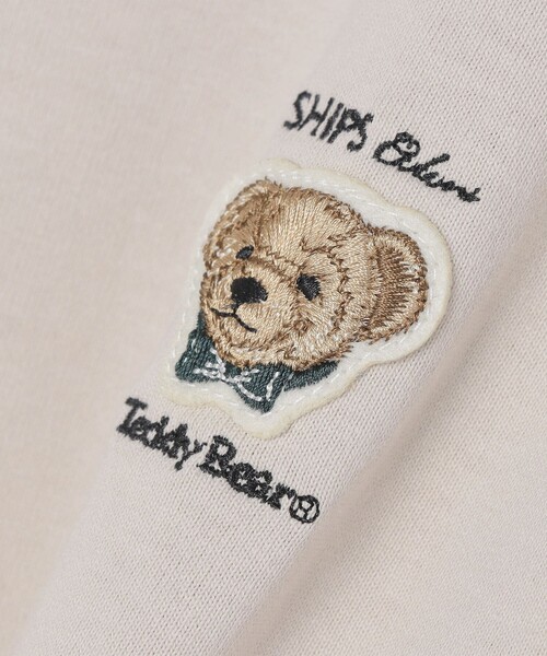 SHIPS Colors（シップス カラーズ）の「SHIPS Colors:TeddyBear(R) 1ポイント 刺繍 ロンT◇（Tシャツ/カットソー・メンズ・ブラウン/ダークグレー/オフホワイト/ベージュ/ブラック/ライトグレー・SMALL/X-LARGE/LARGE/MEDIUM）」の21枚目の写真