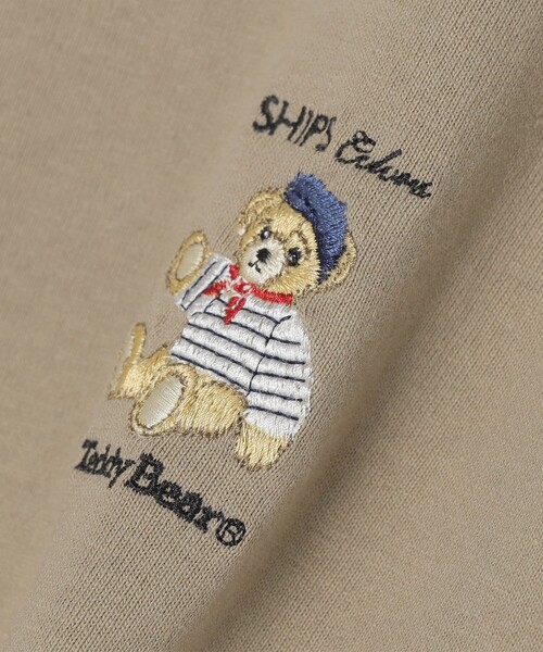 SHIPS Colors（シップス カラーズ）の「SHIPS Colors:TeddyBear(R) 1ポイント 刺繍 ロンT◇（Tシャツ/カットソー・メンズ・ブラウン/ダークグレー/オフホワイト/ベージュ/ブラック/ライトグレー・SMALL/X-LARGE/LARGE/MEDIUM）」の22枚目の写真