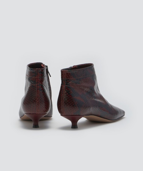PELLICO（ペリーコ）の「NORA ショートブーツ 3.0cm PYTHON WINE（ブーツ・レディース・ボルドー・35/36/37/38/39）」の7枚目の写真