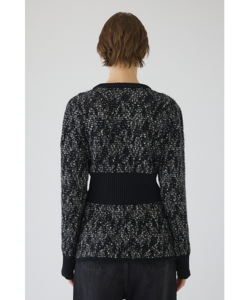 RIM.ARK（リムアーク）の「Waist switching knit tops ウエストスウィッチングニットトップス（ニット/セーター・レディース・グリーン/ブラック/グレー・FREE）」の16枚目の写真
