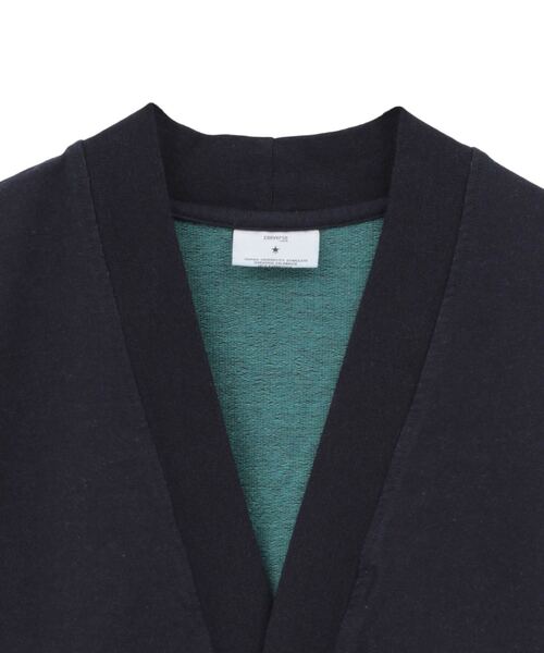 CONVERSE TOKYO（コンバーストウキョウ）の「BACK STAR★ PATCH INDIGO SWEAT CARDIGAN（カーディガン/ボレロ・レディース・ライトインディゴブルー/インディゴブルー/ブラック・MEDIUM/SMALL）」の15枚目の写真