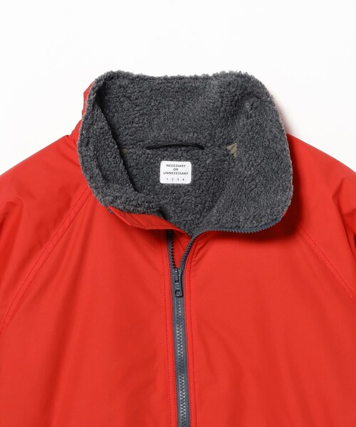 NECESSARY or UNNECESSARY（ネセサリーオアアンネセサリー）の「NECESSARY or UNNECESSARY / SQUALL ブルゾン（ブルゾン・メンズ・レッド・LARGE/MEDIUM）」の6枚目の写真