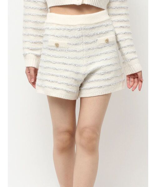 RESEXXY(リゼクシー)の「ツイードボーダーニットパンツ【セットアップ着用可能】(その他パンツ・レディース・ホワイト/グレー/ネイビー・FREE)」の11枚目の写真