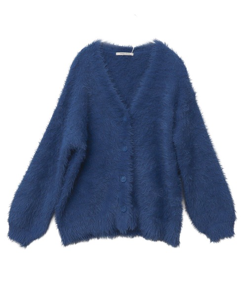 libelle more（リベル モア）の「シャギーニットカーディガン（カーディガン/ボレロ・レディース・ブルー/オフホワイト/チャコールグレー/ライトグレー・M）」の10枚目の写真