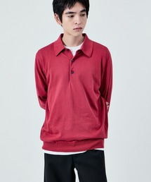 M TO R（ムウトアール）の「COTTON KNIT POLO L/S UNISEX（ポロシャツ）」