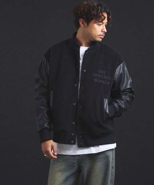 JACKROSE（ジャックローズ）の「B-TRS-Lips&Tongue シグネチャースタジャン（スタジャン・メンズ・ブラック・XL/L/M）」の8枚目の写真