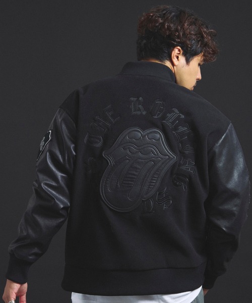 JACKROSE（ジャックローズ）の「B-TRS-Lips&Tongue シグネチャースタジャン（スタジャン・メンズ・ブラック・XL/L/M）」の6枚目の写真