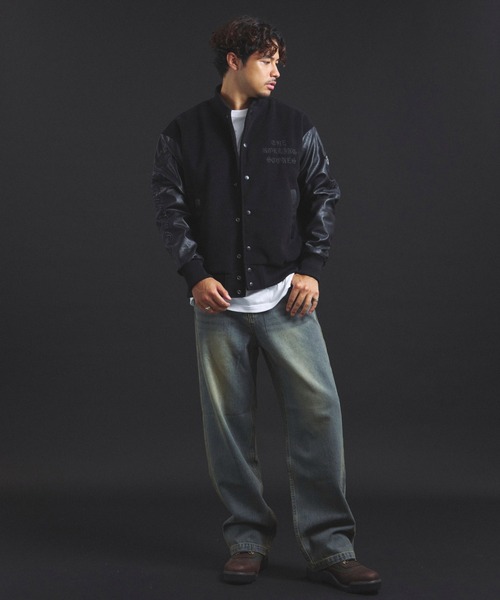 JACKROSE（ジャックローズ）の「B-TRS-Lips&Tongue シグネチャースタジャン（スタジャン・メンズ・ブラック・XL/L/M）」の12枚目の写真