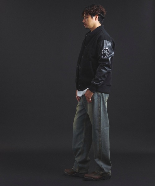 JACKROSE（ジャックローズ）の「B-TRS-Lips&Tongue シグネチャースタジャン（スタジャン・メンズ・ブラック・XL/L/M）」の14枚目の写真