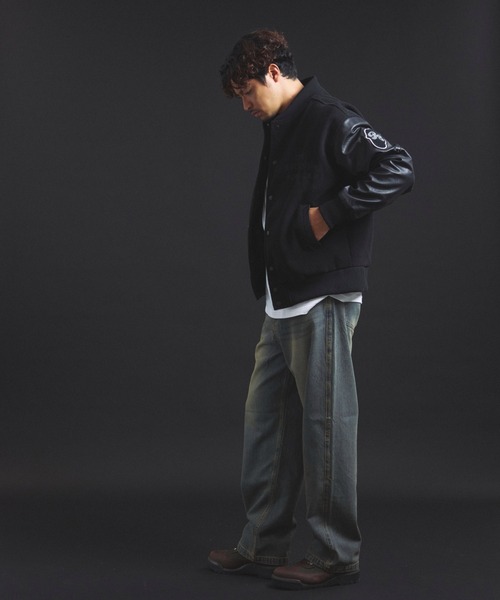 JACKROSE（ジャックローズ）の「B-TRS-Lips&Tongue シグネチャースタジャン（スタジャン・メンズ・ブラック・XL/L/M）」の15枚目の写真