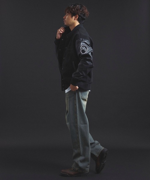 JACKROSE（ジャックローズ）の「B-TRS-Lips&Tongue シグネチャースタジャン（スタジャン・メンズ・ブラック・XL/L/M）」の16枚目の写真