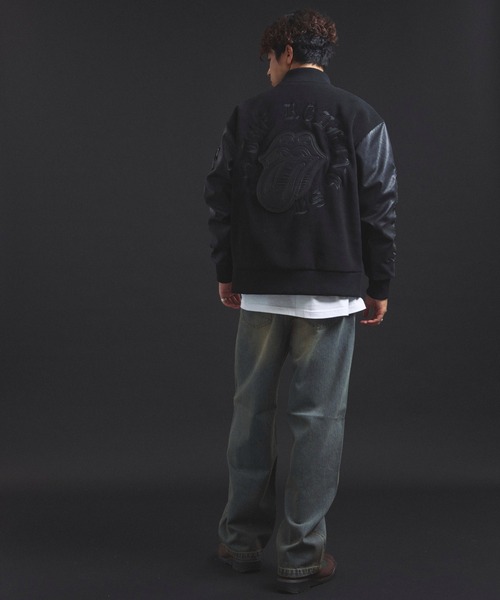 JACKROSE（ジャックローズ）の「B-TRS-Lips&Tongue シグネチャースタジャン（スタジャン・メンズ・ブラック・XL/L/M）」の17枚目の写真