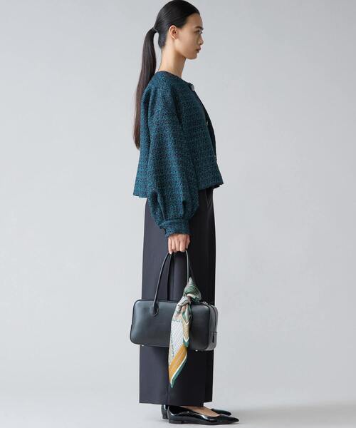 Tiara（ティアラ）の「ノーカラージャケット（ノーカラージャケット・レディース・ターコイズブルー/ブラック×ホワイト・FREE）」の11枚目の写真