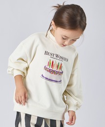 pairmanon | 【サラッとスウェット】ユニセックス フードモチーフ プリントトレーナー(スウェット)