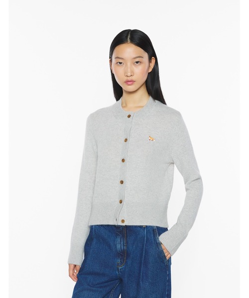 Maison Kitsune（メゾンキツネ）の「PATCHWORK CROPPED CARDIGAN