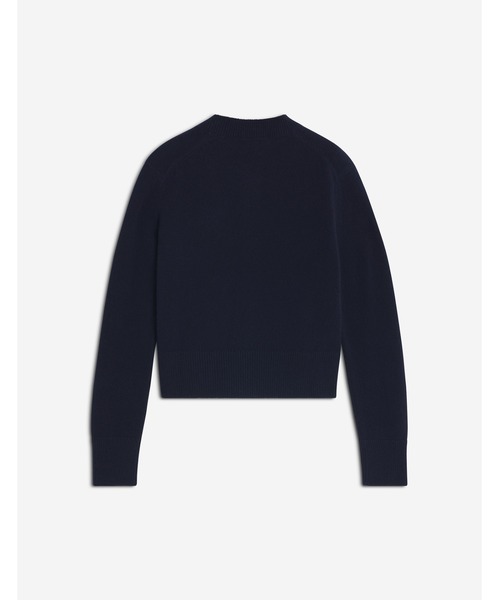 Maison Kitsune(メゾンキツネ)の「BABY FOX LAMBSWOOL FITTED CARDIGAN(カーディガン/ボレロ・レディース・ライトグレー/ネイビー/アイボリー/ブラック/ブラウン・XS/S/M/L/XL)」の6枚目の写真