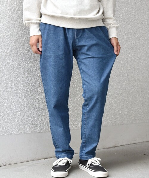 SHIPS any（シップス エニィ）の「SHIPS any:〈洗濯機可能〉スーパー ストレッチ スリム テーパード イージー デニム◆（デニムパンツ・メンズ・ダークグレー/グレー/ロイヤルブルー/ネイビー・MEDIUM/X-LARGE/LARGE）」の4枚目の写真