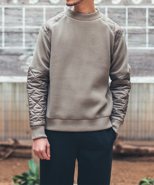 日本製・ワッフルシャツ 】Jackman X Lavenham Waffle Armored Midneck