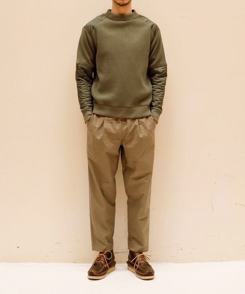 LAVENHAM（ラベンハム）の「【 日本製・ワッフルシャツ 】Jackman X Lavenham Waffle Armored Midneck Mens / ジャックマン ワッフル アーマード ミッドネック メンズ（スウェット・メンズ・ベージュ系その他/オリーブ/ブラック・S/L/XL/M/XXL）」の21枚目の写真