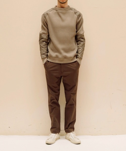 LAVENHAM（ラベンハム）の「【 日本製・ワッフルシャツ 】Jackman X Lavenham Waffle Armored Midneck Mens / ジャックマン ワッフル アーマード ミッドネック メンズ（スウェット・メンズ・ベージュ系その他/オリーブ/ブラック・S/L/XL/M/XXL）」の15枚目の写真
