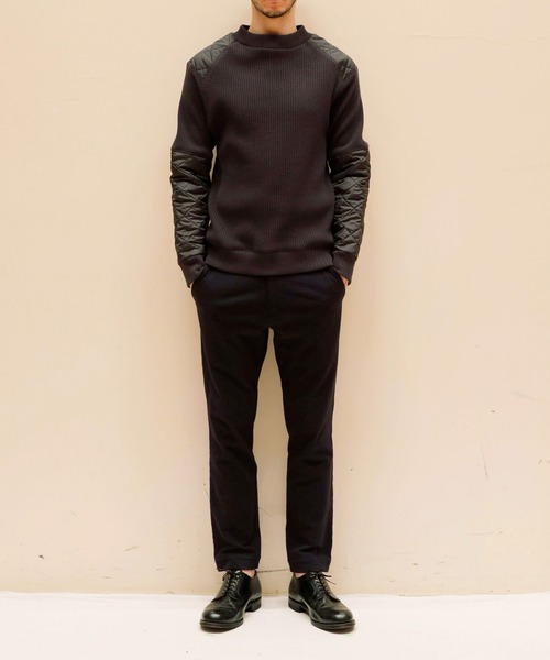 日本製・ワッフルシャツ 】Jackman X Lavenham Waffle Armored Midneck