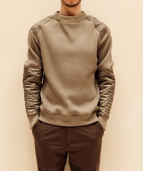 日本製・ワッフルシャツ 】Jackman X Lavenham Waffle Armored Midneck