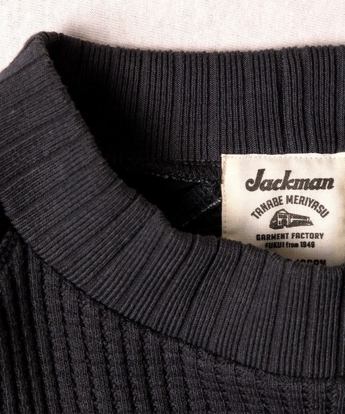 LAVENHAM（ラベンハム）の「【 日本製・ワッフルシャツ 】Jackman X Lavenham Waffle Armored Midneck Mens / ジャックマン ワッフル アーマード ミッドネック メンズ（スウェット・メンズ・ベージュ系その他/オリーブ/ブラック・S/L/XL/M/XXL）」の12枚目の写真