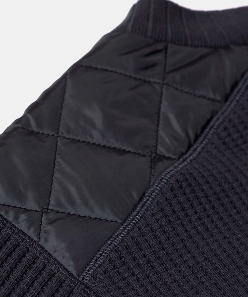 LAVENHAM（ラベンハム）の「【 日本製・ワッフルシャツ 】Jackman X Lavenham Waffle Armored Midneck Mens / ジャックマン ワッフル アーマード ミッドネック メンズ（スウェット・メンズ・ベージュ系その他/オリーブ/ブラック・S/L/XL/M/XXL）」の9枚目の写真
