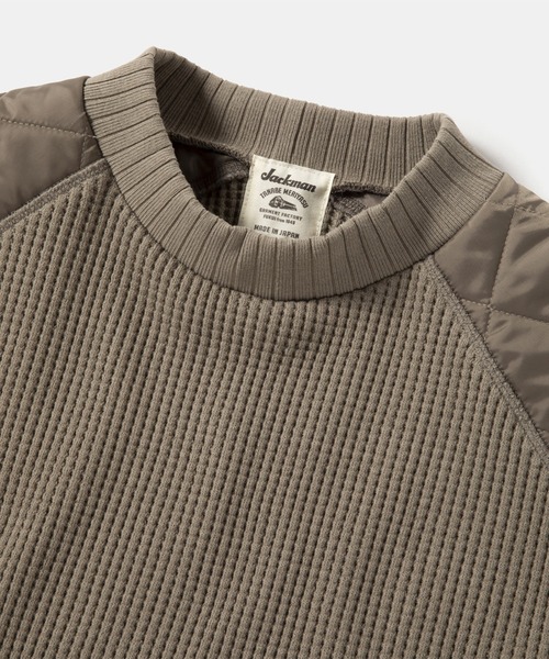 日本製・ワッフルシャツ 】Jackman X Lavenham Waffle Armored Midneck