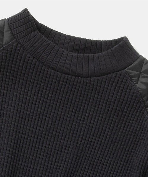 LAVENHAM（ラベンハム）の「【 日本製・ワッフルシャツ 】Jackman X Lavenham Waffle Armored Midneck Mens / ジャックマン ワッフル アーマード ミッドネック メンズ（スウェット・メンズ・ベージュ系その他/オリーブ/ブラック・S/L/XL/M/XXL）」の8枚目の写真