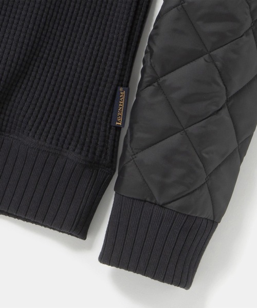 LAVENHAM（ラベンハム）の「【 日本製・ワッフルシャツ 】Jackman X Lavenham Waffle Armored Midneck Mens / ジャックマン ワッフル アーマード ミッドネック メンズ（スウェット・メンズ・ベージュ系その他/オリーブ/ブラック・S/L/XL/M/XXL）」の10枚目の写真