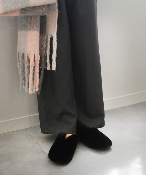 AmiAmi（アミアミ）の「2WAYファーバブーシュパンプス（その他シューズ・レディース・ブラック/グレー・LL/L/S/M）」の13枚目の写真