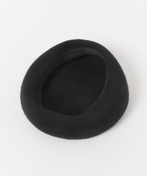 SMELLY（スメリー）の「シンプルバスクベレー（ハンチング/ベレー帽・レディース・グレー/アイボリー/ブラック/レッド・-）」の17枚目の写真