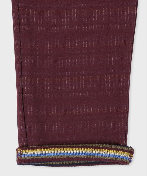 Paul Smith JUNIOR(ポールスミスジュニア)の「ジュニア ボーダー裏毛 パンツ / 893172 3553107(スウェットパンツ・キッズ・ブラック/バーガンディー・90cm/100cm/110cm/120cm/130cm)」の8枚目の写真