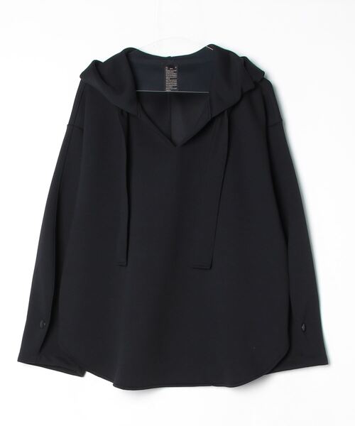 sov. ダンボールボリュームパーカー　ブラック ダンボールボリュームパーカー（パーカー）｜Sov.（ソブ）の