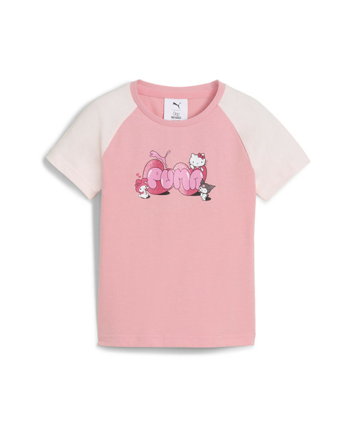 PUMA（プーマ）の「PUMA プーマ ガールズ PUMA x ハローキティ アンド フレンズ スリム 半袖 Tシ（Tシャツ/カットソー・キッズ・ホワイト/ピンク系その他/ピンク系その他2・116/122/104/110）」の7枚目の写真