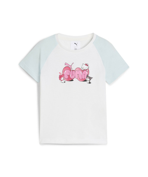 PUMA（プーマ）の「PUMA プーマ ガールズ PUMA x ハローキティ アンド フレンズ スリム 半袖 Tシ（Tシャツ/カットソー・キッズ・ホワイト/ピンク系その他/ピンク系その他2・116/122/104/110）」の15枚目の写真