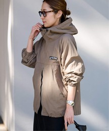 フレームワーク　マウンテンパーカー　C/PEフードミドルブルゾン　カーキ FRAMeWORK（フレームワーク）の「C/PEフードミドルブルゾン2