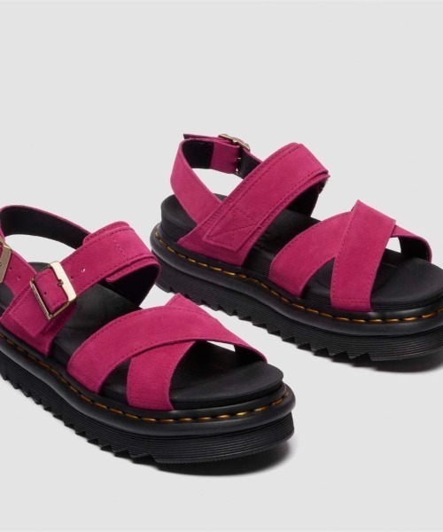 Dr. Martens（ドクターマーチン）の「Dr. MARTENS VOSS II SANDAL（ドクターマーチン VOSS II サンダル）（サンダル・レディース・ピンク系・23cm/22cm/25cm/24cm）」の3枚目の写真