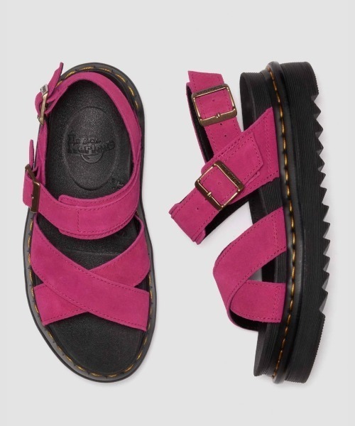 Dr. Martens（ドクターマーチン）の「Dr. MARTENS VOSS II SANDAL（ドクターマーチン VOSS II サンダル）（サンダル・レディース・ピンク系・23cm/22cm/25cm/24cm）」の8枚目の写真