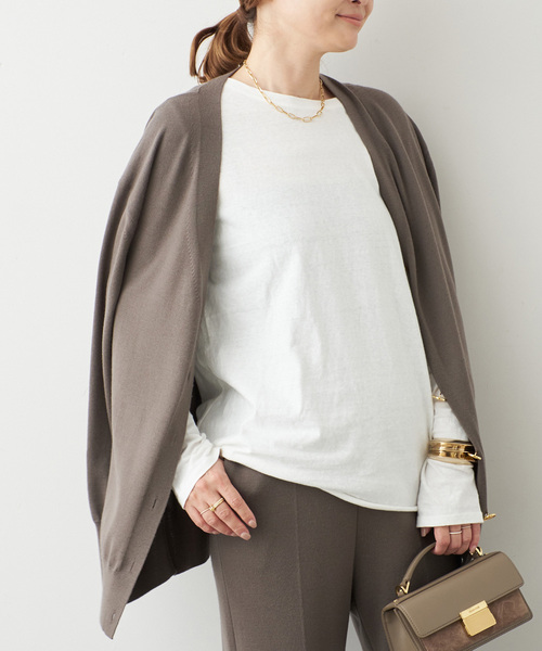 Deuxieme Classe（ドゥーズィエムクラス）の「*Layering Tシャツ（Tシャツ/カットソー・レディース・ホワイト・FREE）」の10枚目の写真