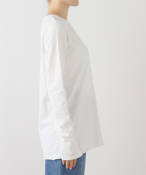 Deuxieme Classe Layering Tシャツ　ホワイト　長袖 Layering Tシャツ（Tシャツ/カットソー）｜Deuxieme Classe