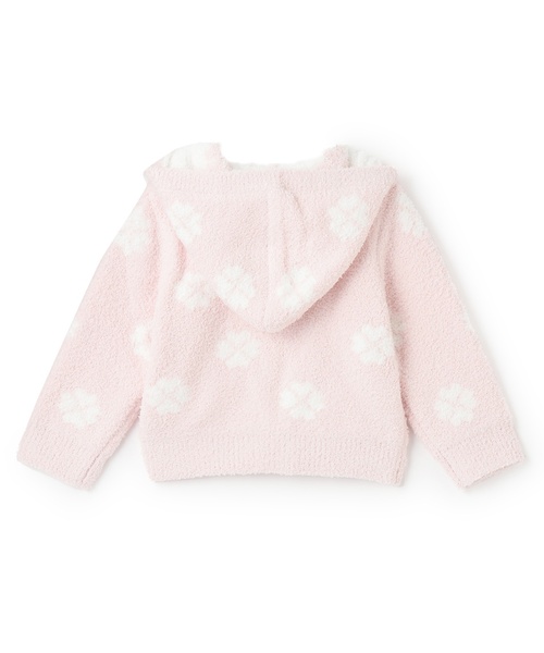 kate spade new york kids(ケイトスペードニューヨーク)の「スペードフラワーニットパーカ(その他ベビーウェア・キッズ・ピンク・80-90cm)」の2枚目の写真