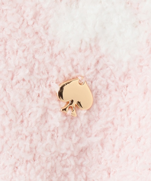 kate spade new york kids(ケイトスペードニューヨーク)の「スペードフラワーニットパーカ(その他ベビーウェア・キッズ・ピンク・80-90cm)」の4枚目の写真