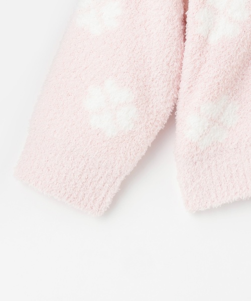 kate spade new york kids(ケイトスペードニューヨーク)の「スペードフラワーニットパーカ(その他ベビーウェア・キッズ・ピンク・80-90cm)」の5枚目の写真