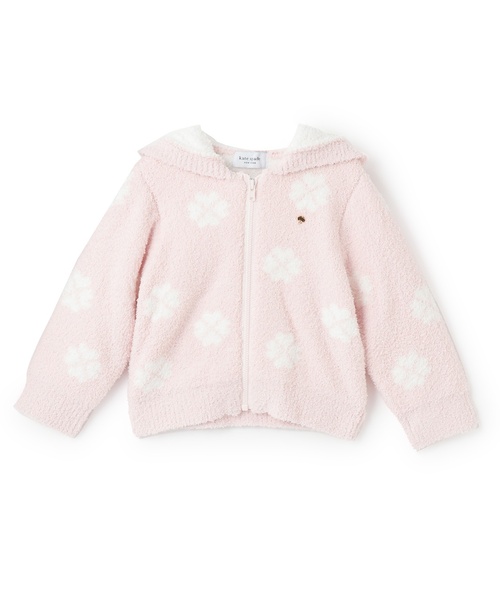 kate spade new york kids(ケイトスペードニューヨーク)の「スペードフラワーニットパーカ(その他ベビーウェア・キッズ・ピンク・80-90cm)」の7枚目の写真