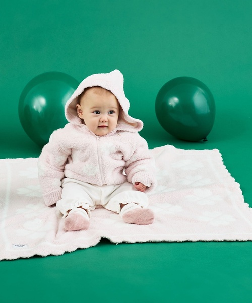 kate spade new york kids(ケイトスペードニューヨーク)の「スペードフラワーニットパーカ(その他ベビーウェア・キッズ・ピンク・80-90cm)」の8枚目の写真